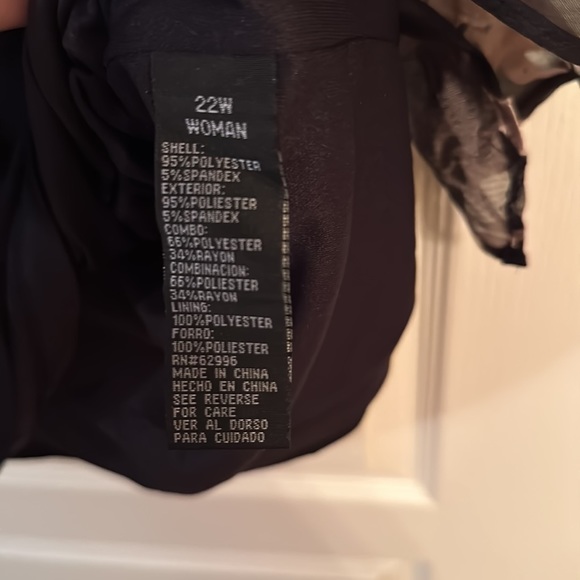 NWT Scarlett Black evening dress 22W - Picture 5 of 6